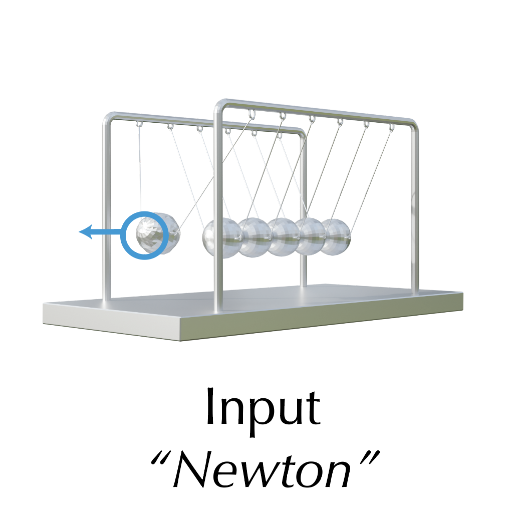 Newton's Cradle input