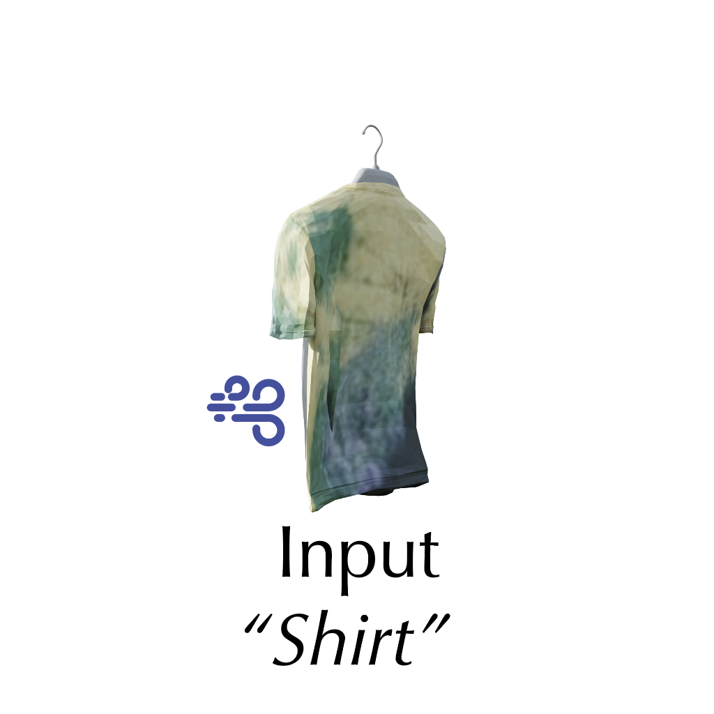 T-Shirt Blowing input